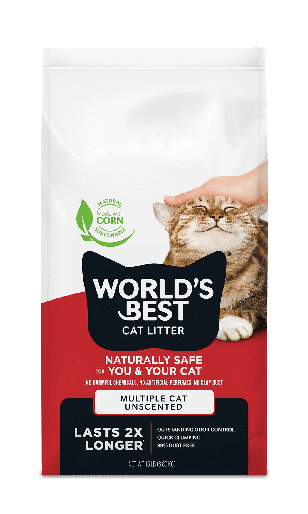 Multiple Cat Unscented Litter | A Multi-Cat Litter Made From Corn